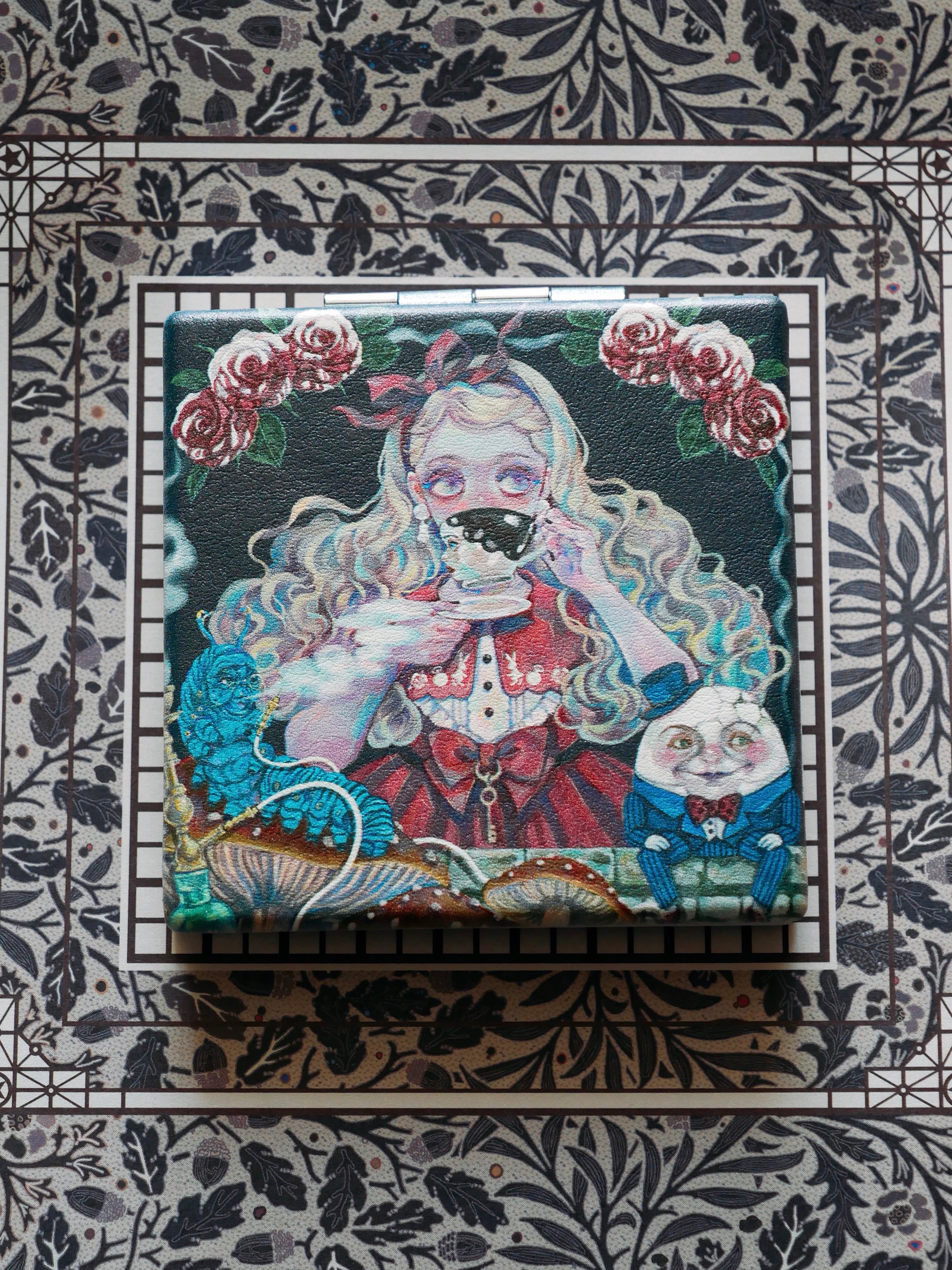 【Zihling】Alice Compact Leather Mirror