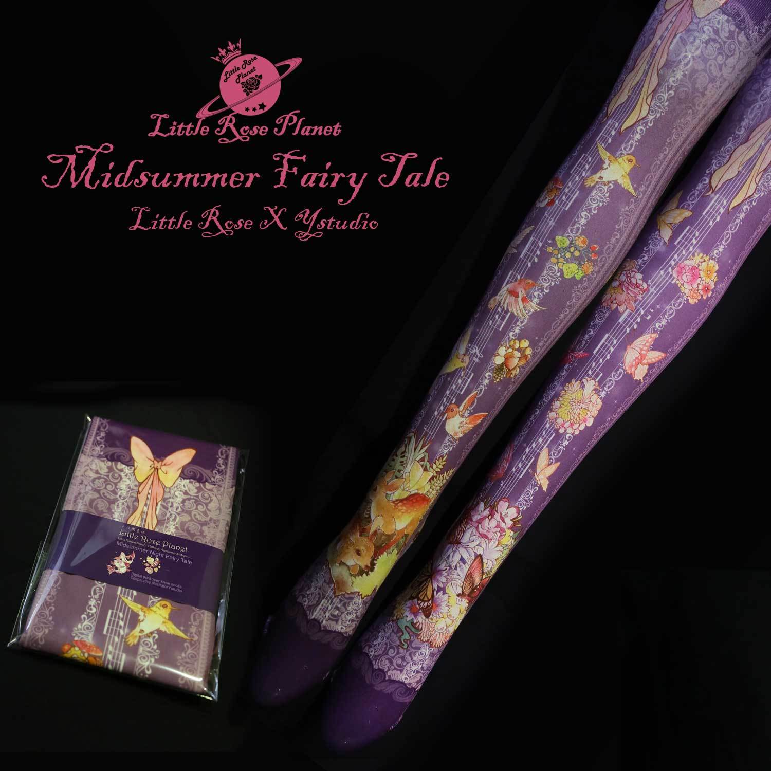 "A Midsummer Night's Fairy Encyclopedia" Over-the-Knee Socks – 【Little Rose Planet】